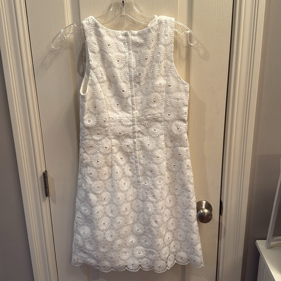 Lilly Pulitzer Nicci Resort Pinwheel Organza Dress White Womens 2 - Picture 6 of 6